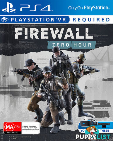 Firewall: Zero Hour (PS4, PlayStation VR) - Sony Interactive Entertainment - PS4 Software GTIN/EAN/UPC: 711719389071