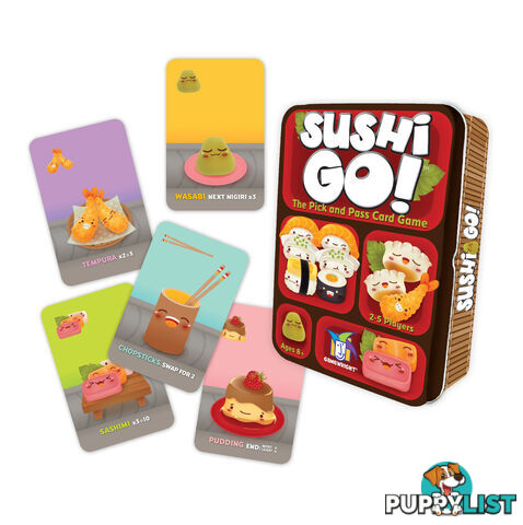 Sushi Go! Card Game - Gamewright 030215-59751-M - Tabletop Card Game GTIN/EAN/UPC: 759751002497