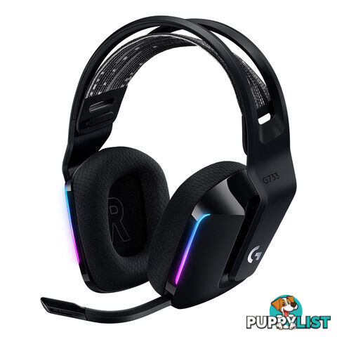 Logitech G733 Lightspeed Wireless RGB Gaming Headset (Black) - Logitech - Headset GTIN/EAN/UPC: 097855155603