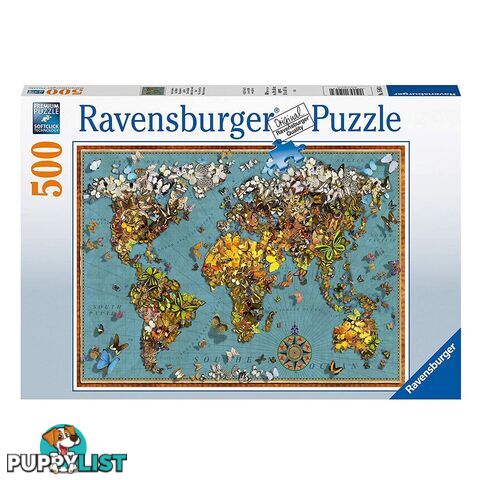 Ravensburger World of Butterflies 500 Piece Jigsaw Puzzle - Ravensburger - Tabletop Jigsaw Puzzle GTIN/EAN/UPC: 4005556150434