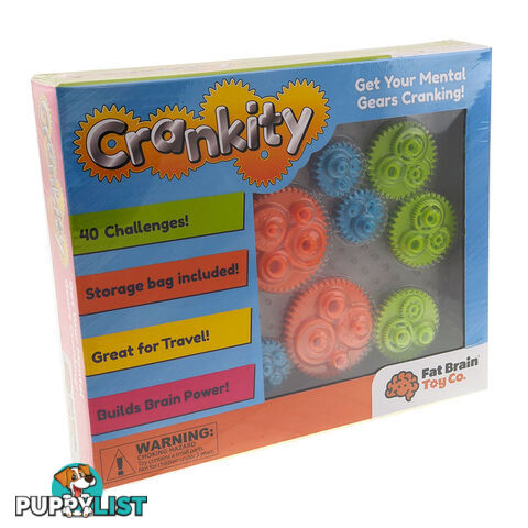 Crankity Puzzle Game - Fat Brain Toy Co FAT140-1 - Toys Games & Puzzles GTIN/EAN/UPC: 811802021564