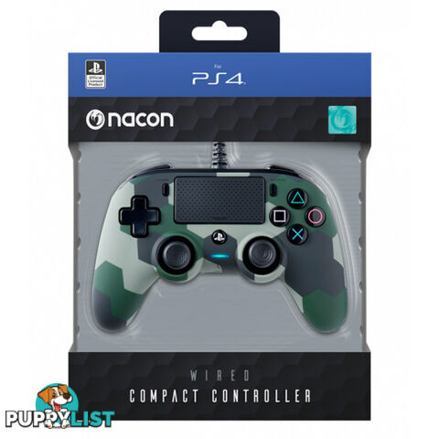 Nacon Camo Green Wired Compact Controller for PlayStation 4 - Nacon - PS4 Accessory GTIN/EAN/UPC: 3499550382556