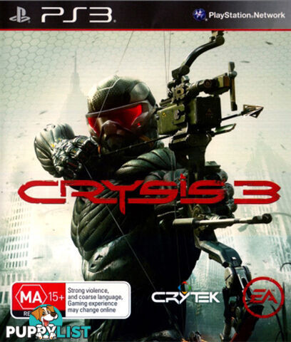 Crysis 3 [Pre-Owned] (PS3) - Electronic Arts - Retro P/O PS3 Software GTIN/EAN/UPC: 5030941109628