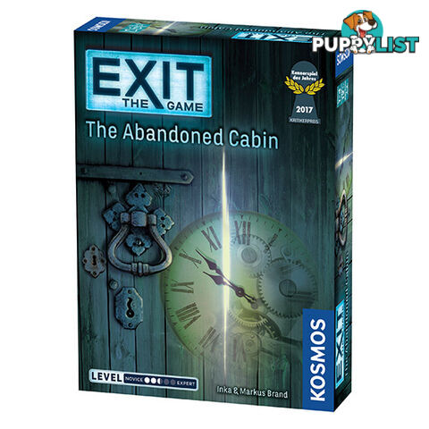 Exit The Game: The Abandoned Cabin Puzzle Game - Thames & Kosmos - Tabletop Puzzle Game GTIN/EAN/UPC: 814743012646