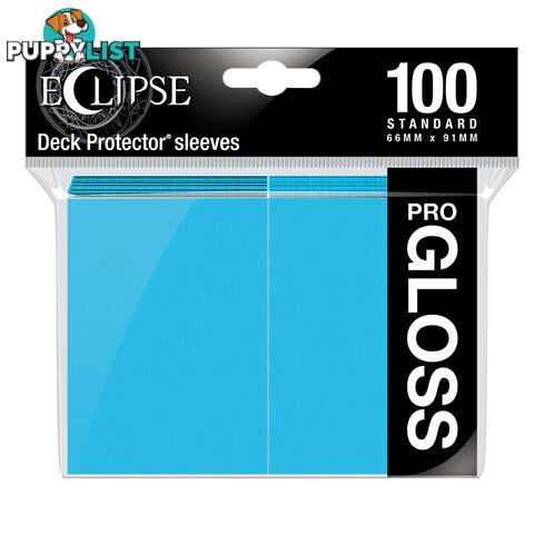 Ultra Pro Eclipse Gloss Deck Protectors 100 Pack (Sky Blue) - Ultra Pro - Tabletop Trading Cards Accessory GTIN/EAN/UPC: 074427156039