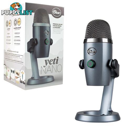 Blue Yeti Nano Professional USB Microphone - Blue - Streaming GTIN/EAN/UPC: 097855160577