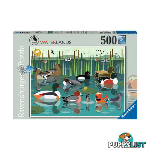 Ravensburger I Like Birds Waterlands 500 Piece Jigsaw Puzzle - Ravensburger - Tabletop Jigsaw Puzzle GTIN/EAN/UPC: 4005556164110