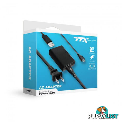 TTX Tech AC Power Adapter for PSVita 2000 - TTX Tech - PS Vita Accessory GTIN/EAN/UPC: 849172012486