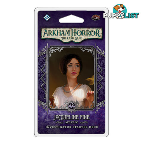 Arkham Horror The Card Game Jacqueline Fine Investigator Starter Deck - Fantasy Flight Games - Tabletop Card Game GTIN/EAN/UPC: 841333111472