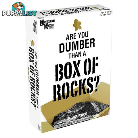 Are you Dumber than a Box of Rocks Trivia Game - UGames - Tabletop Board Game GTIN/EAN/UPC: 794764014099