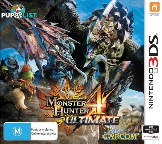 Monster Hunter 4 Ultimate [Pre-Owned] (3DS) - Capcom - P/O 2DS/3DS Software GTIN/EAN/UPC: 9318113993609