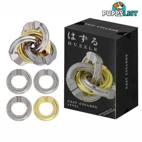 Hanayama Huzzle Level 5 Cyclone Puzzle - Hanayama Co.,LTD. - Tabletop Puzzle Game GTIN/EAN/UPC: 779090901336