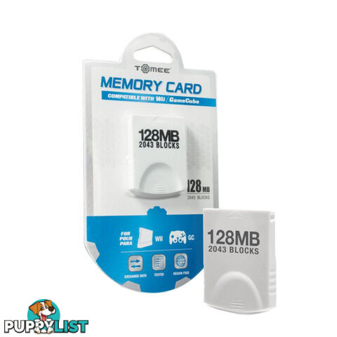 Tomee 128mb Memory Card for Gamecube & Wii - Tomee - Retro GameCube Accessory GTIN/EAN/UPC: 813048013044