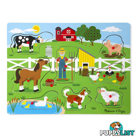 Melissa & Doug Old MacDonalds 8 Piece Sound Jigsaw Puzzle - Melissa & Doug - Toys Games & Puzzles GTIN/EAN/UPC: 000772007382