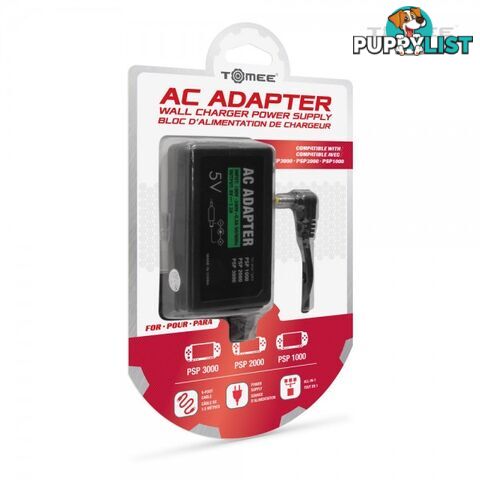 Tomee AC Adapter For PSP 1000, 2000, 3000 - Tomee - PSP Accessory GTIN/EAN/UPC: 813048010753