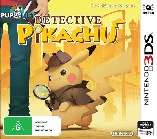 Detective Pikachu [Pre-Owned] (3DS) - Nintendo - P/O 2DS/3DS Software GTIN/EAN/UPC: 9318113994583