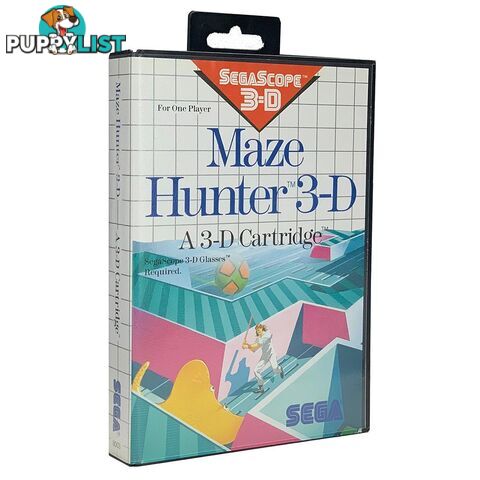 Maze Hunter 3D (Boxed) (Master System) - SEGA - Retro Master System Software