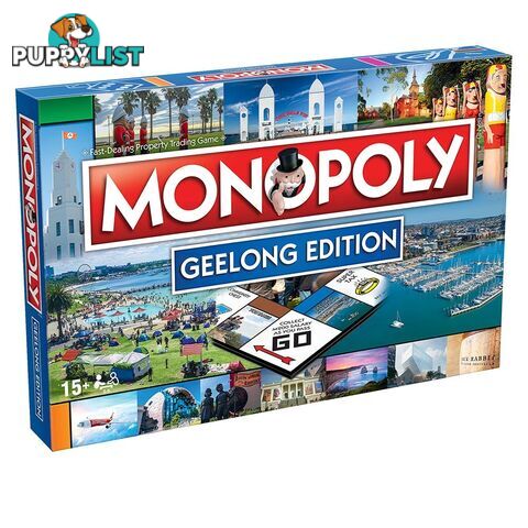 Monopoly: Geelong Edition Board Game - Hasbro Gaming - Tabletop Board Game GTIN/EAN/UPC: 5053410004033