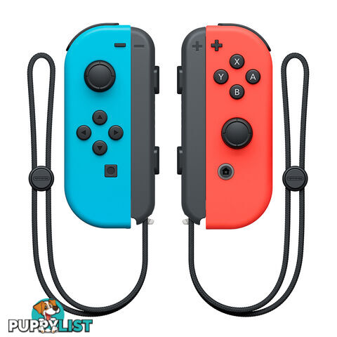 Nintendo Switch Joy-Con Neon Red & Blue Controller Bundle [Pre-Owned] - Nintendo - P/O Switch Accessory GTIN/EAN/UPC: 045496430566