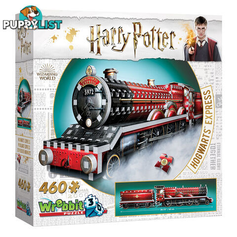 Wrebbit 3D Harry Potter Hogwarts Express 460 Piece Jigsaw Puzzle - Wrebbit Puzzles - Tabletop Jigsaw Puzzle GTIN/EAN/UPC: 665541010095