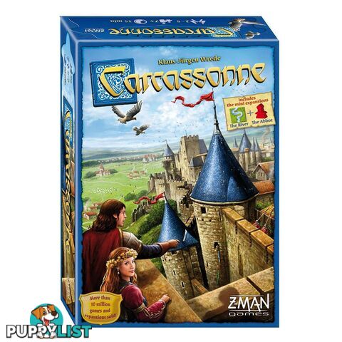 Carcassonne 2015 Edition Board Game - Z-Man Games ZMG78100 - Tabletop Board Game GTIN/EAN/UPC: 681706781006