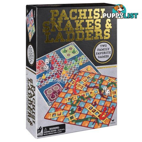 Classic Games Pachisi (Ludo) & Snakes & Ladders Board Game - Cardinal Games - Tabletop Board Game GTIN/EAN/UPC: 047754194258