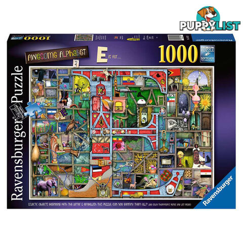 Ravensburger Awesome Alphabet E 1000 Piece Jigsaw Puzzle - Ravensburger - Tabletop Jigsaw Puzzle GTIN/EAN/UPC: 4005556164202