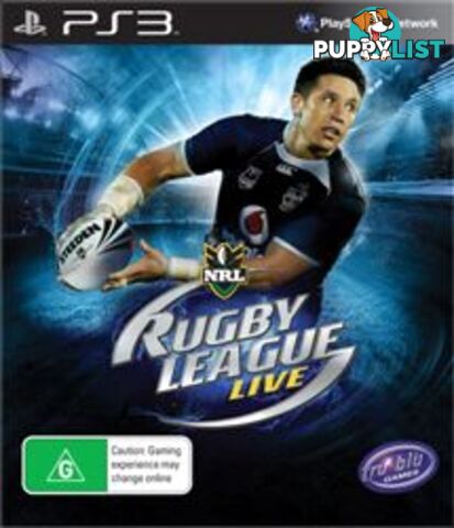 NRL Rugby League Live [Pre-Owned] (PS3) - Tru Blu Entertainment - Retro P/O PS3 Software GTIN/EAN/UPC: 9312590123375