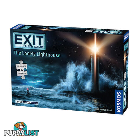 Exit the Game The Lonely Lighthouse Jigsaw Puzzle and Board Game - Thames & Kosmos - Tabletop Board Game GTIN/EAN/UPC: 814743015913