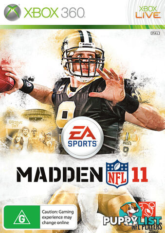 Madden NFL 11 [Pre-Owned] (Xbox 360) - Electronic Arts - P/O Xbox 360 Software GTIN/EAN/UPC: 5030941086875