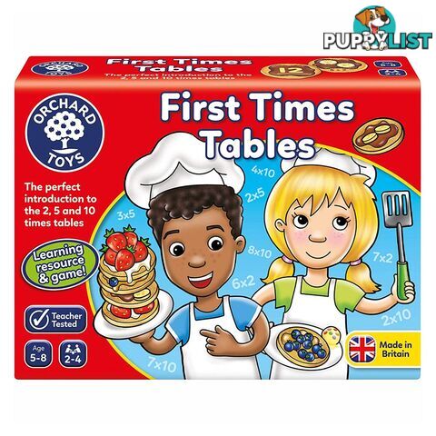 Orchard Toys First Times Tables Educational Game - Orchard Toys - Tabletop Board Game GTIN/EAN/UPC: 5011863000989