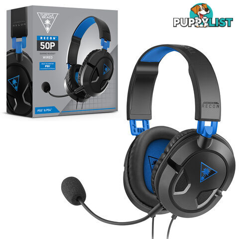 Turtle Beach Ear Force Recon 50P Wired Gaming Headset - Turtle Beach TBS-3303-01 - Headset GTIN/EAN/UPC: 731855033034