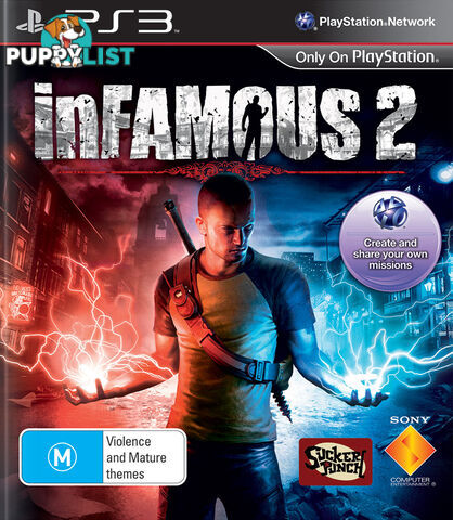 InFAMOUS 2 [Pre-Owned] (PS3) - Sony Interactive Entertainment - Retro P/O PS3 Software GTIN/EAN/UPC: 711719174684