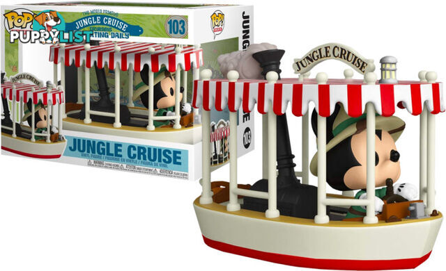 The Jungle Cruise Mickey Mouse Jungle Cruise Skipper POP! Rides Vinyl - Funko - Merch Pop Vinyls GTIN/EAN/UPC: 889698557474