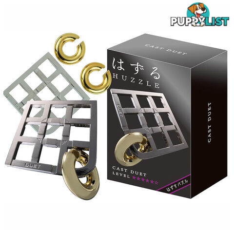 Hanayama Level 5 Cast Duet Puzzle - Hanayama Co.,LTD. - Tabletop Puzzle Game GTIN/EAN/UPC: 779090900216