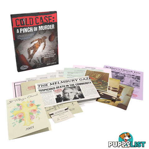 Think Fun Cold Case: A Pinch of Murder Board Game - ThinkFun - Tabletop Board Game GTIN/EAN/UPC: 4005556764457