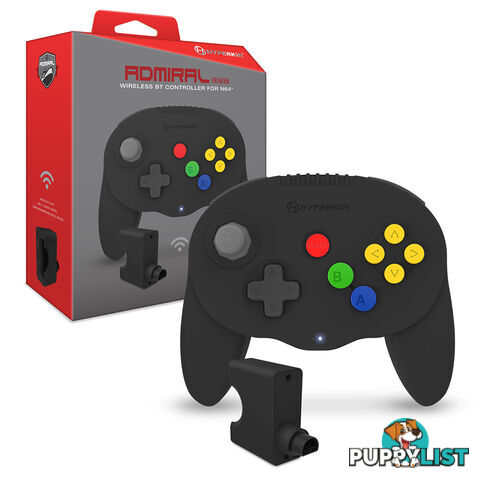 Hyperkin Admiral Premium Wireless Controller for N64 (Black) - Hyperkin - Retro N64 Accessory GTIN/EAN/UPC: 810007710372