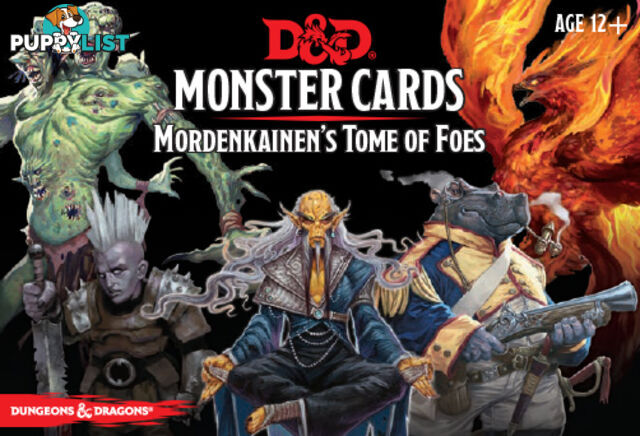 Dungeons & Dragons: Spellbook Mordenkainen's Tome of Foes Cards - Gale Force Nine - Tabletop Role Playing Game GTIN/EAN/UPC: 9780786966844