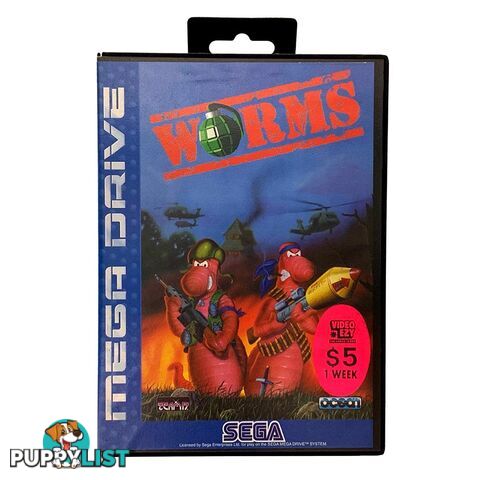 Worms (Boxed) [Pre-Owned] (Mega Drive) - Ocean Software - Retro Mega Drive Software