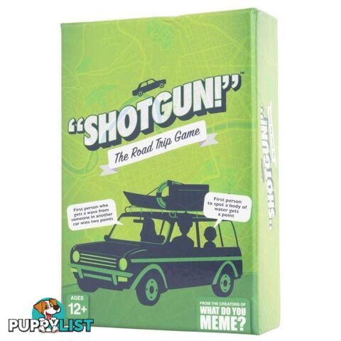 Shotgun! The Road Trip Card Game - What Do You Meme LLC - Tabletop Board Game GTIN/EAN/UPC: 810816031101