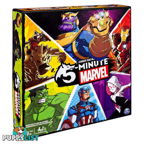 5 Minute Marvel Card Game - Spin Master - Tabletop Board Game GTIN/EAN/UPC: 778988302040