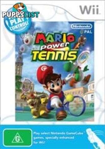 Mario Power Tennis New Play Control! [Pre-Owned] (Wii) - Nintendo - P/O Wii Software GTIN/EAN/UPC: 045496901424