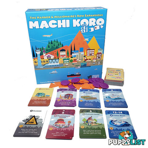 Machi Koro 5th Anniversary Expansion Board Game - Pandasaurus Games - Tabletop Board Game GTIN/EAN/UPC: 854382007351