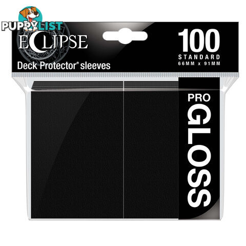 Ultra Pro Eclipse Gloss Deck Protectors 100 Pack (Jet Black) - Ultra Pro - Tabletop Trading Cards Accessory GTIN/EAN/UPC: 074427156015