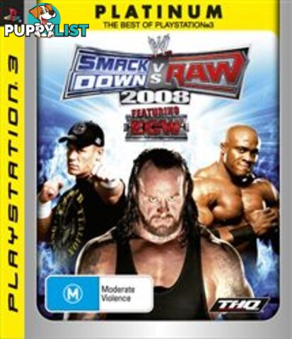 WWE Smackdown vs Raw 2008 [Pre-Owned] (PS3) - THQ - Retro P/O PS3 Software GTIN/EAN/UPC: 4005209098816