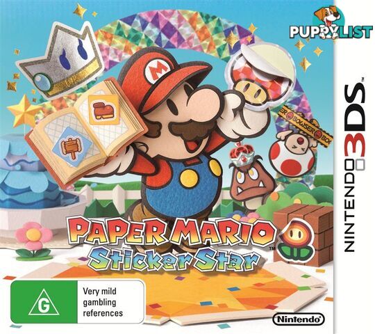 Paper Mario Sticker Star [Pre-Owned] (3DS) - Nintendo - P/O 2DS/3DS Software GTIN/EAN/UPC: 018113993287