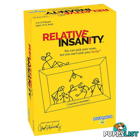 Relative Insanity Card Game - Play Monster - Tabletop Card Game GTIN/EAN/UPC: 093514074414