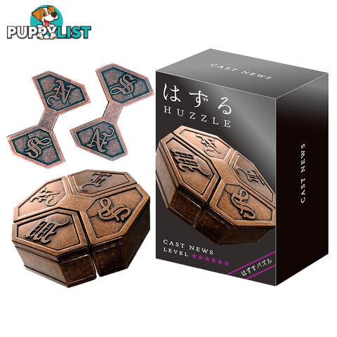 Hanayama Level 6 Cast News Puzzle - Hanayama Co.,LTD. - Tabletop Puzzle Game GTIN/EAN/UPC: 779090900186