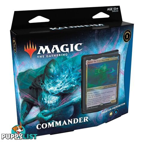 Magic the Gathering: Kaldheim Phantom Premonition Ranar The Ever Watchful Commander Deck - Wizards of the Coast - Tabletop Trading Cards GTIN/EAN/UPC: 630509922307