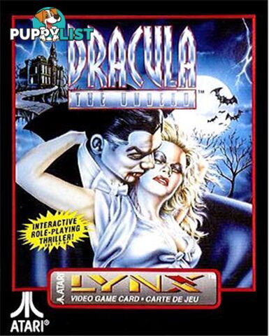 Dracula the Undead (Atari Lynx) - Atari - Retro Lynx Software GTIN/EAN/UPC: 077000021182